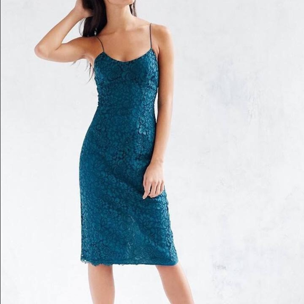 Urban Outfitters Teal Lace Dress. 😍